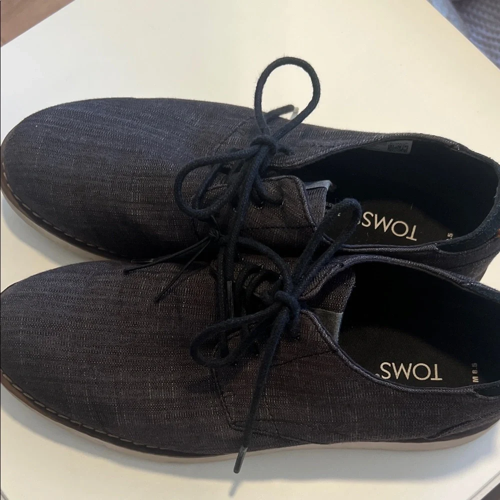 Toms Men's Dark Gray Oxfords